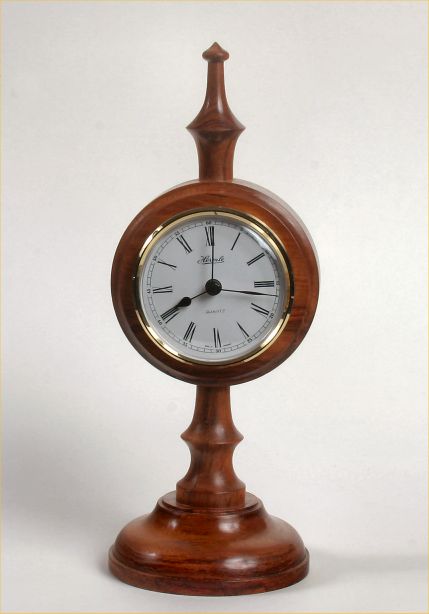 Clock in Bubinga by Eddie Starsmeare