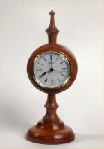 Clock in Bubinga by Eddie Starsmeare - click for full size image