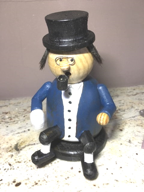 Man with Top Hat by Peter Wade