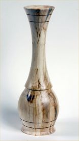Vase in Spalted Sycamore by George Bishop - click for full size image
