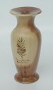 Yew Vase with Pyrography by Richard & Terry Peers - click for full size image
