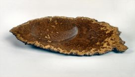 Bowl in York Gum Burr by Gordon Angier - click for full size image